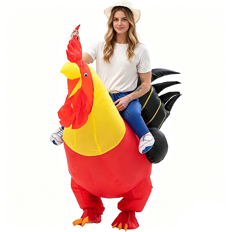 Dolls - Halloween Funny Rooster Inflatable Costumes Adult