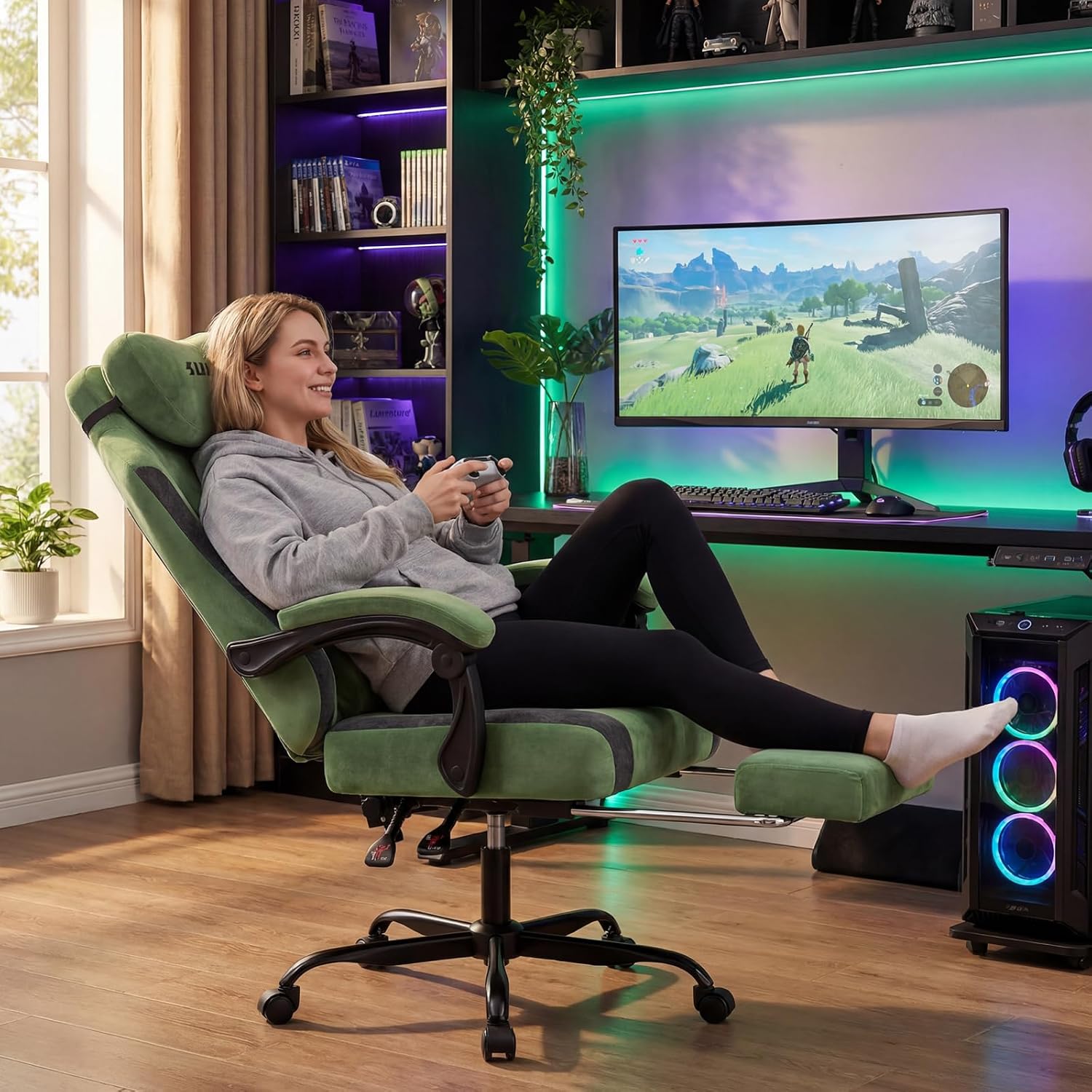 Fabric Video Gaming Chair, Erg - đánh giá và giá Video Games
