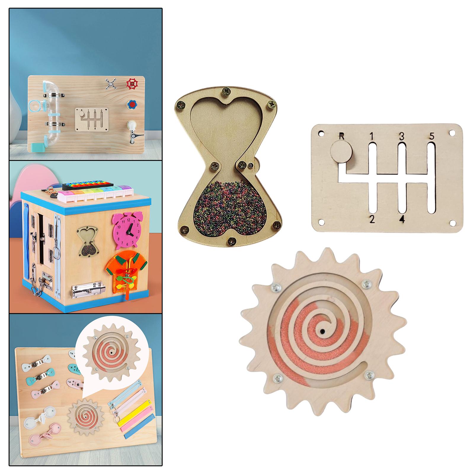 Montessori Busy Board Accessor - đánh giá và giá Montessori Wooden Busy Board Toddler