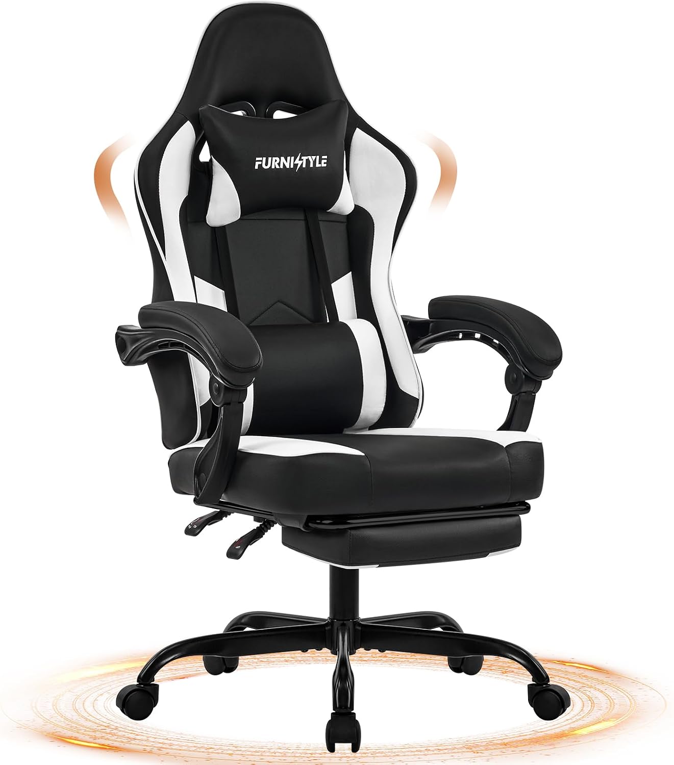 Gaming Chair with Footrest, Vi - đánh giá và giá Video Games
