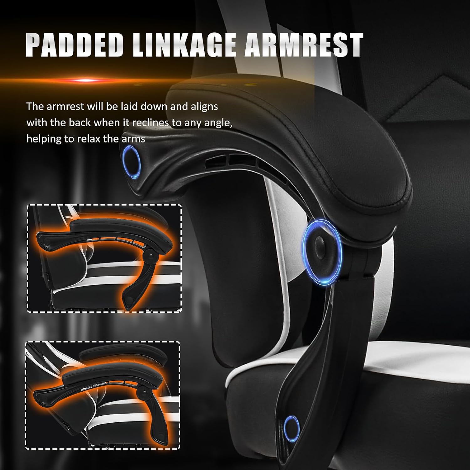 Gaming Chair with Footrest, Vi - đánh giá và giá Video Games
