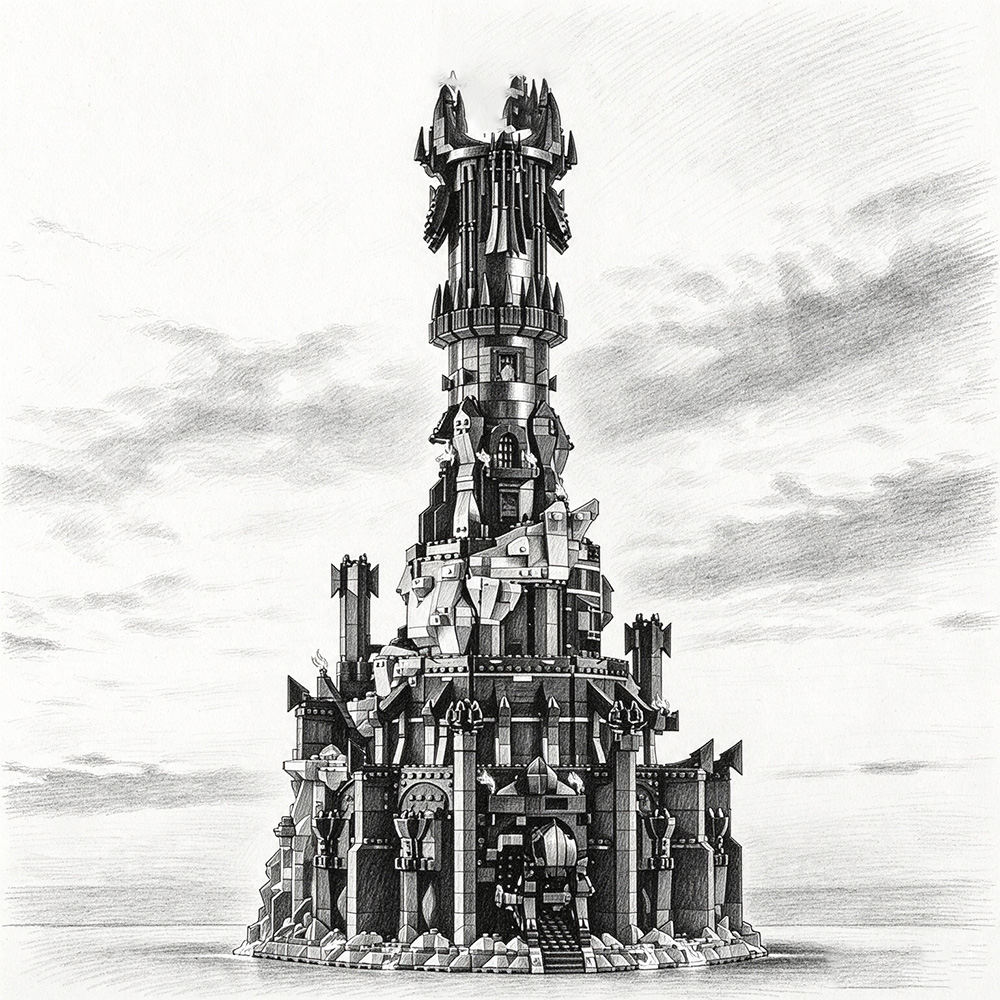 Popular toys Dark Castle creat - đánh giá và giá Building Blocks