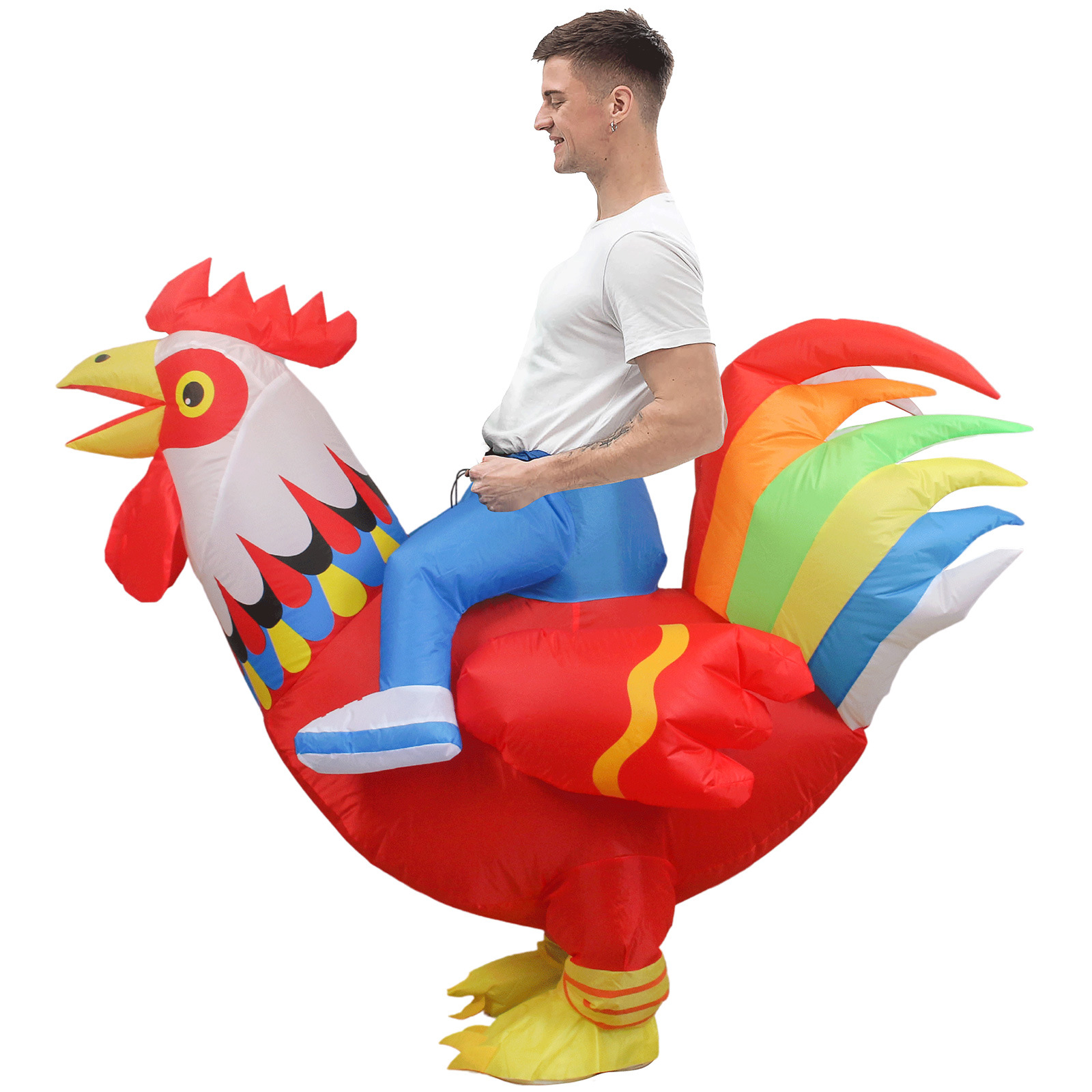 Halloween Funny Rooster Inflat - đánh giá và giá Dolls