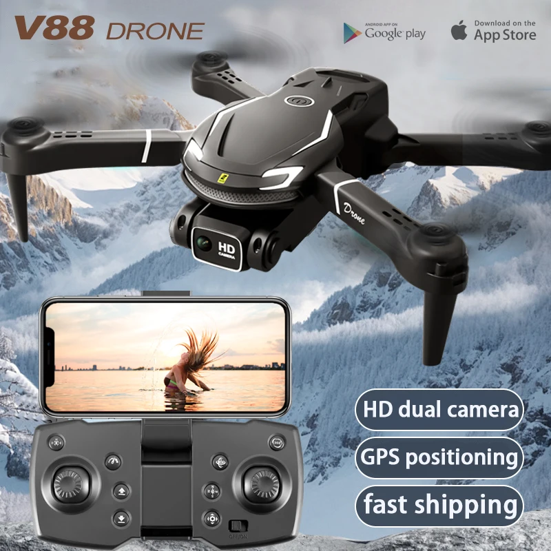 Hot Gift Toy 2026 V88 RC Profe - đánh giá và giá Fpv Brushless Rc Drone 4K