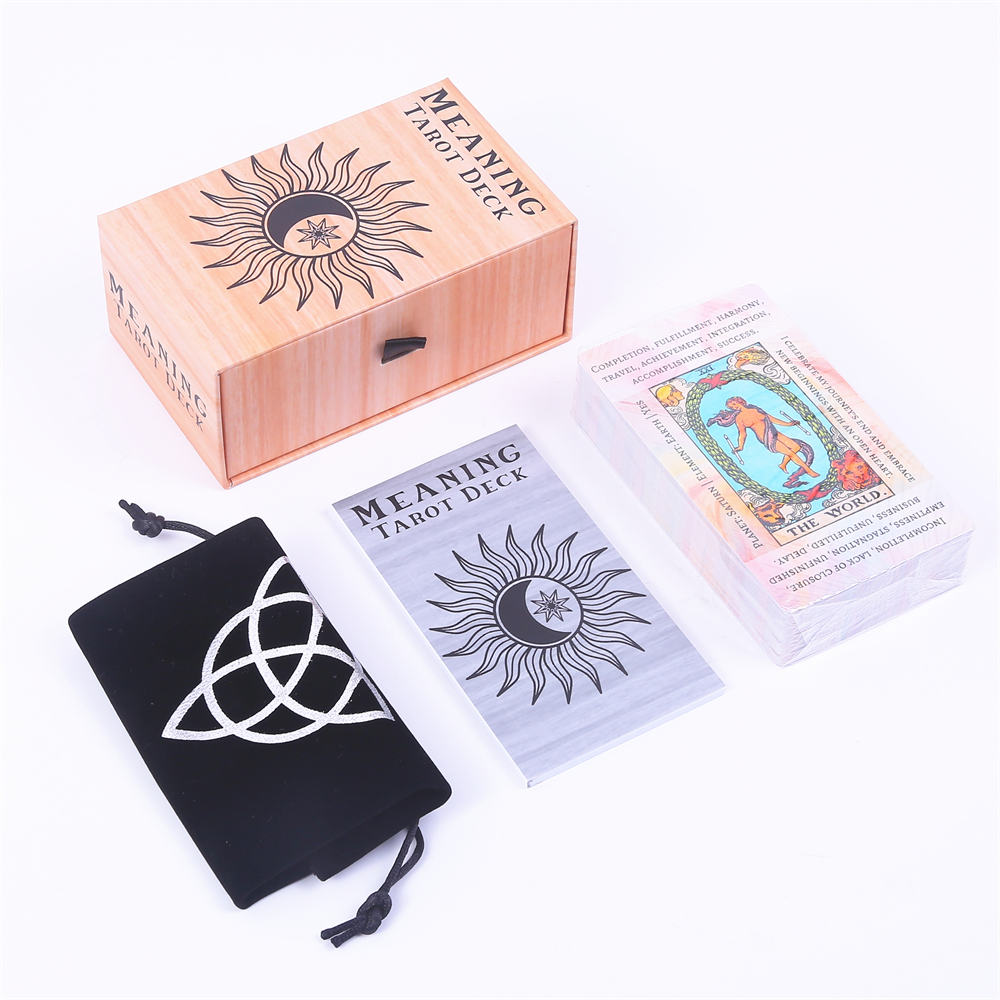 12*7cm Meaning Tarot Deck In S - đánh giá và giá Tarot Cards Deck With Guidebook