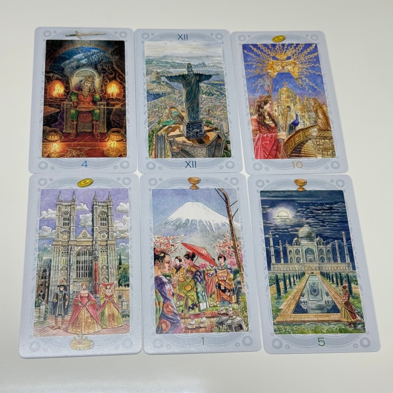 ТАРО СВЯЩЕННЫХ МЕСТ Russian Ve - đánh giá và giá Tarot Cards Deck With Guidebook